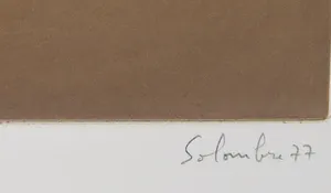 Jean Solombre - Aquatint, La manège - Hommage à Fellini kopen? Bied vanaf 35!