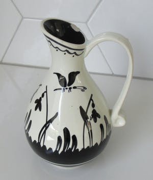 Niet of onleesbaar gesigneerd - Platelen Kannetje Jonker Gouda decor Silhouet kopen? Bied vanaf 1!