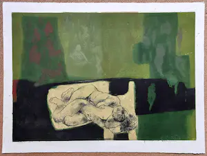 Ru van Rossem - Genesis, aquatint ets met reliëfdruk kopen? Bied vanaf 125!