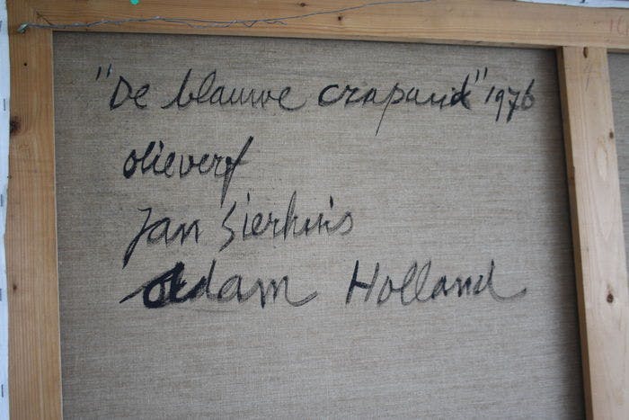 Jan Sierhuis - De blauwe crapaud kopen? Bied vanaf 900!