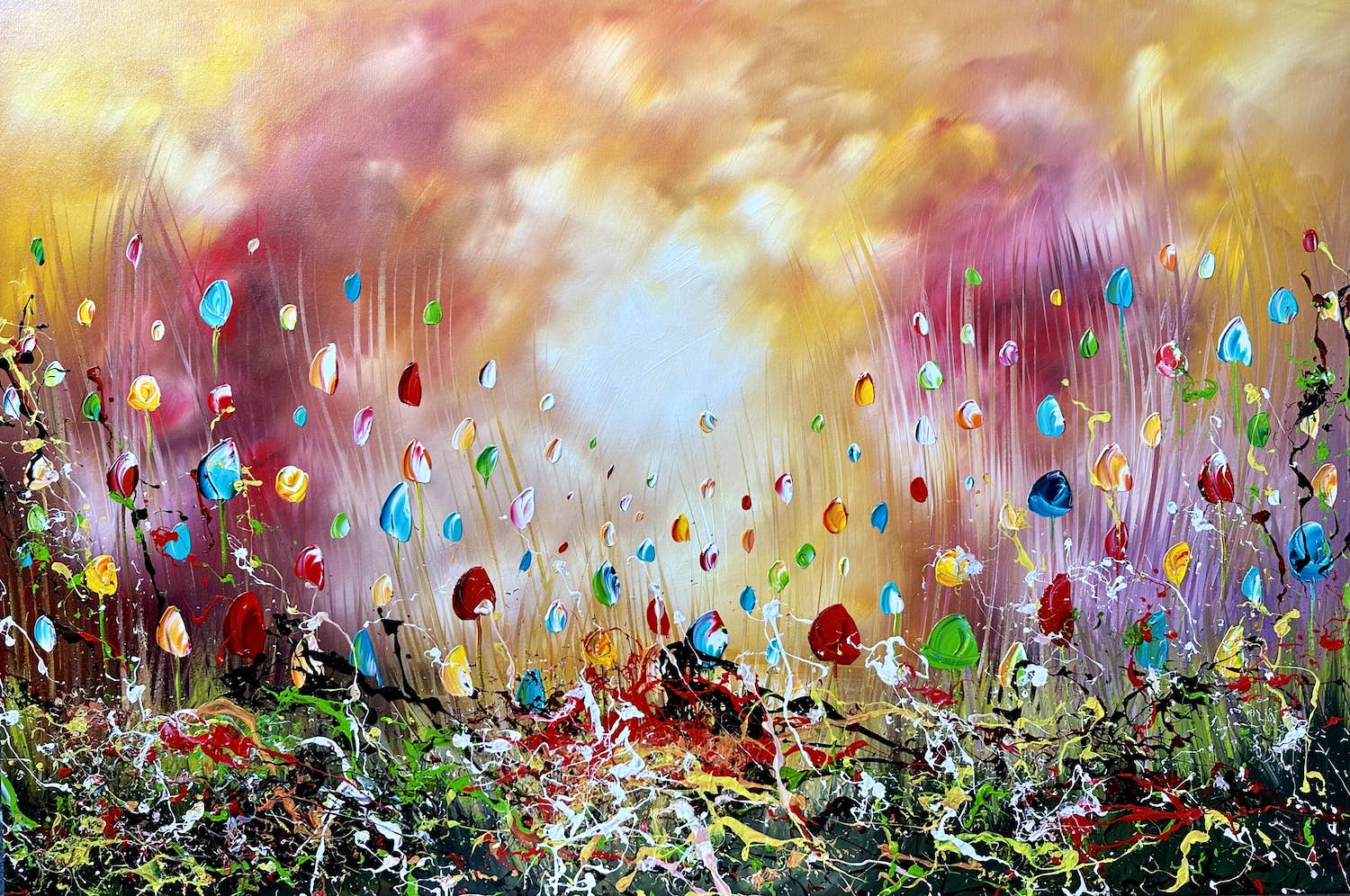 Gena - Summer Flowers verkocht voor € 300!