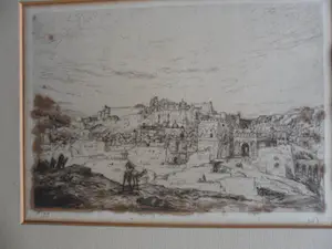 Marius Bauer - Droge naald. Titel, Een stad in het Oosten uit 1898 kopen? Bied vanaf 30!