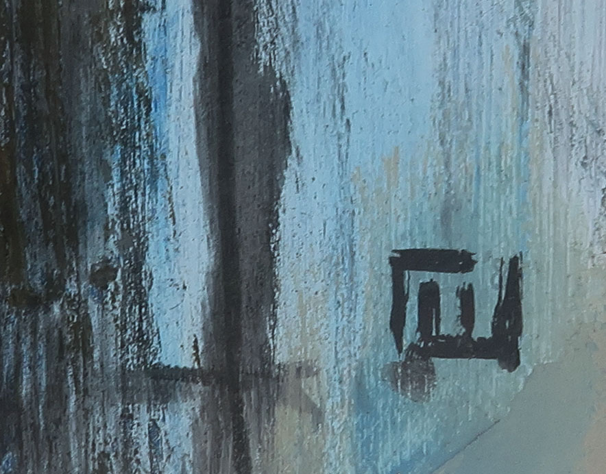 Niet of onleesbaar gesigneerd - Acryl op karton, Torens - Ingelijst (Zeer groot) kopen? Bied vanaf 1!