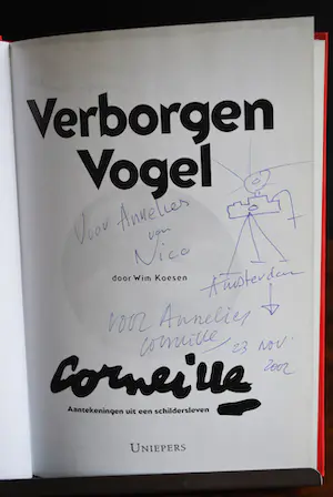Corneille - boek gesigneerd door Corneille én Nico Koster (incl tekening) +extra boek kopen? Bied vanaf 75!