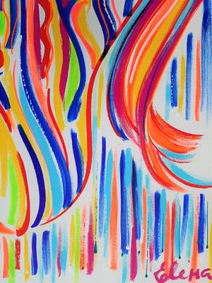 Elena Polyakova - ELVA - Abstract body art kopen? Bied vanaf 125!