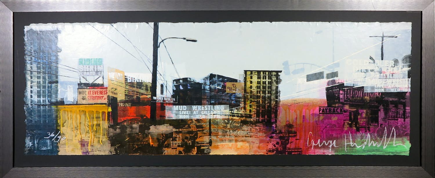 George Heidweiller - Zeefdruk, Payback - Ingelijst (Zeer groot) kopen? Bied vanaf 150!