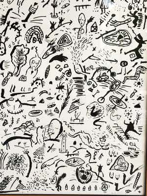 Henk Visch - onbekend met lijst verkocht voor € 125!