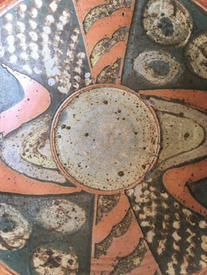 Joop Crompvoets - gedecoreerde schaal met 2 oortjes - keramiek kopen? Bied vanaf 69!