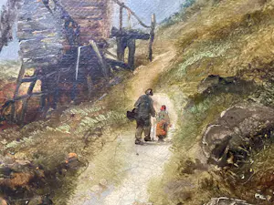 Niet of onleesbaar gesigneerd - Landschap met molen kopen? Bied vanaf 1!