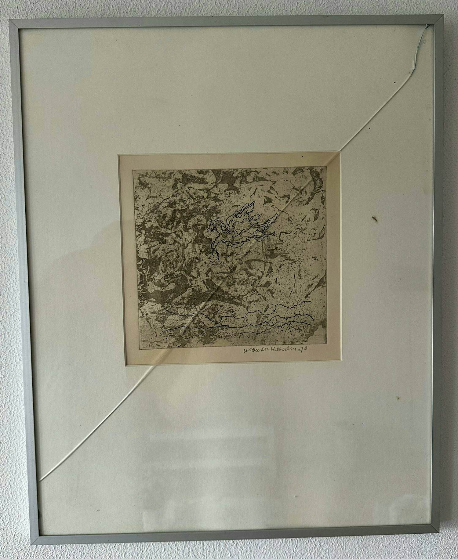 Wout van Heusden - grafiek uit 1978 kopen? Bied vanaf 40!