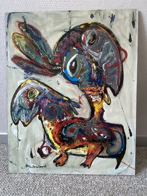 Jan te Wierik - Gesigneerd schilderstuk op paneel kopen? Bied vanaf 600!