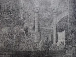 Marius Bauer - Portaal van een moskee, ets kopen? Bied vanaf 295!