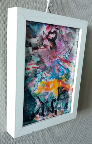 Niet of onleesbaar gesigneerd - Gemengde techniek schilderij - Gesigneerd kopen? Bied vanaf 1!