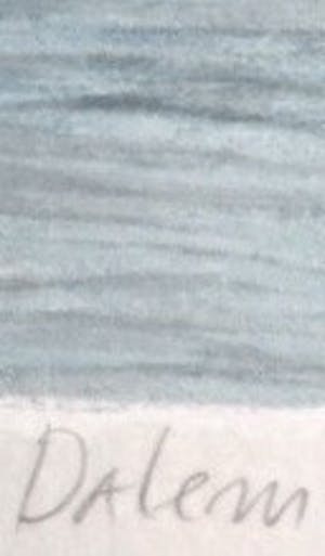 Valentin Bakardjiev - "Dalem" - Rivierlandschap met Vogel - zicht op Kasteel Loevestein kopen? Bied vanaf 29!