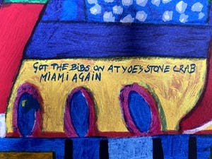 Clemens Briels - Zeefdruk, Got the bibs on at yoe's stone crab miami again kopen? Bied vanaf 55!