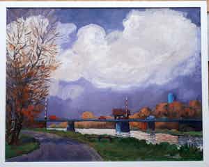 Jan Dekker - Leeghwaterbrug Alkmaar verkocht voor € 25!