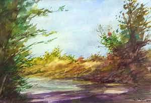 Ton Pape - Landschap verkocht voor € 55!