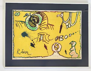 Pierre Alechinsky - RIEN met lijst! kopen? Bied vanaf 895!