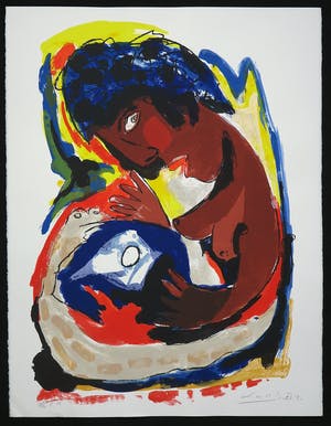 John Lie a Fo - Zeefdruk, Zonder titel kopen? Bied vanaf 1!