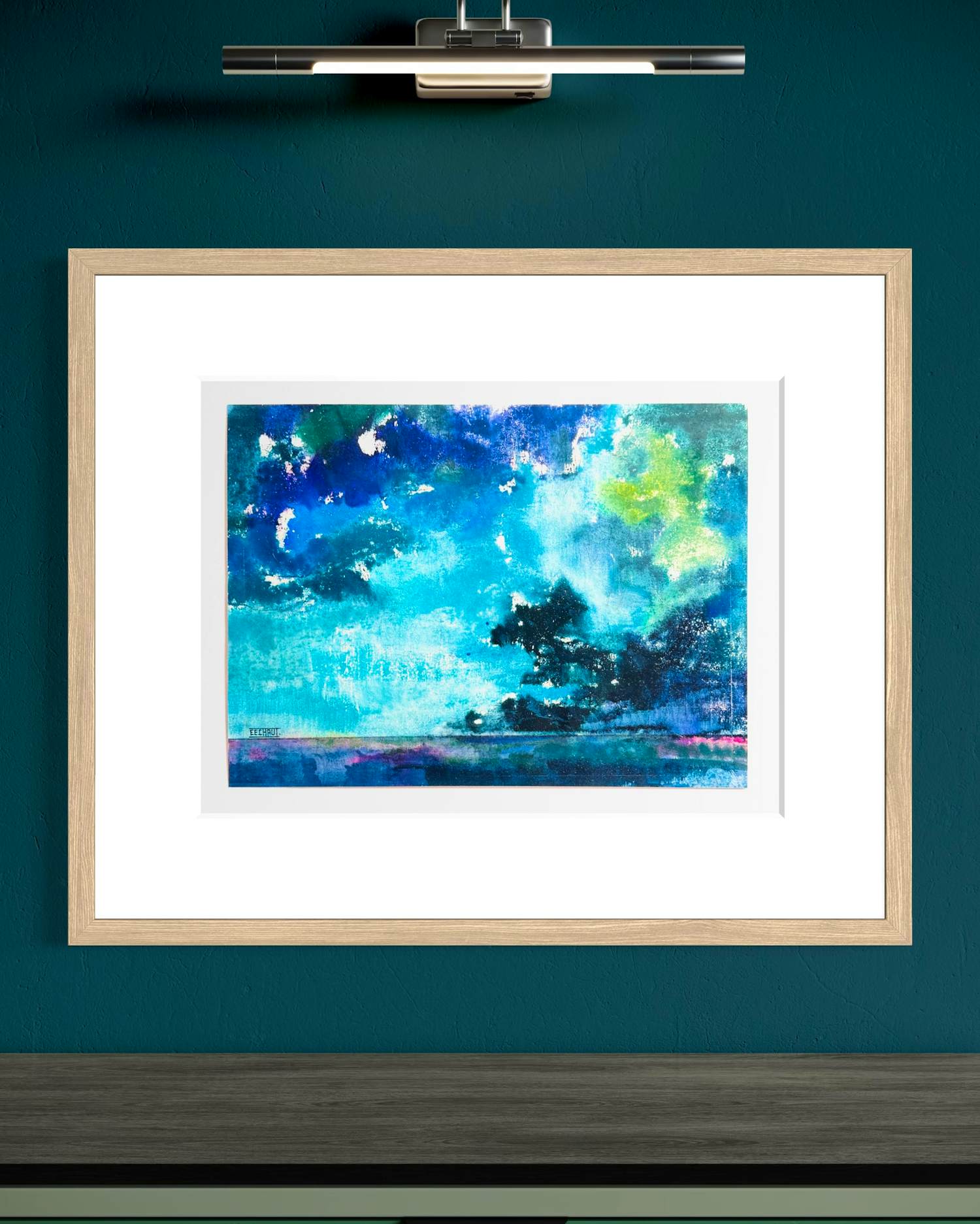 Eugène Eechaut - Ein wunderschönes Aquarell aus dem Jahr 1975 – ausgestellt in der Pfeiffer Gallery in Brüssel kopen? Bied vanaf 60!