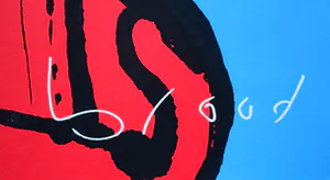 Herman Brood - grote zeefdruk: Cellospeler (Laatste exemplaar!) kopen? Bied vanaf 499!