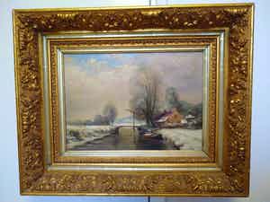 Niet of onleesbaar gesigneerd - Winter verkocht voor € 1!