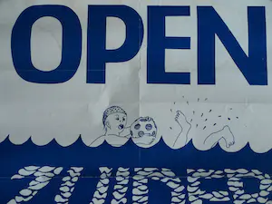 Opland - en (naar) Hergé (Kuifje): 3x Affiche Zuiderbad Amsterdam – 1979-1980 kopen? Bied vanaf 1!