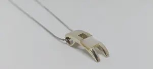 Italiaanse Zilveren (925) ketting met hanger en parelmoer kopen? Bied vanaf 45!