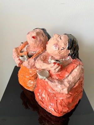 Gerdine Duijsens-Kroeze - Beeld. Kunsthars, Titel, Entre Nous kopen? Bied vanaf 40!