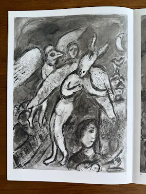 Marc Chagall - Le Village, Original-Farblithographie 1977 Mourlot 917 kopen? Bied vanaf 360!
