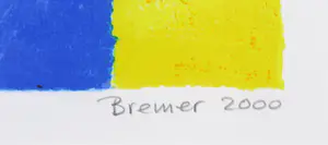 Saskia Bremer - Zeefdruk, New age b.2 - Ingelijst kopen? Bied vanaf 1!