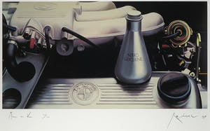 Rob Scholte - Zeefdruk, Wall of Fire - Ingelijst (Groot) kopen? Bied vanaf 200!