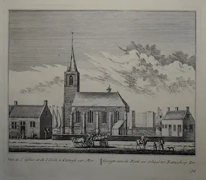 Abraham Rademaker - Zes prenten van Rijnland (omgeving Leiden) op drie bladen kopen? Bied vanaf 45!