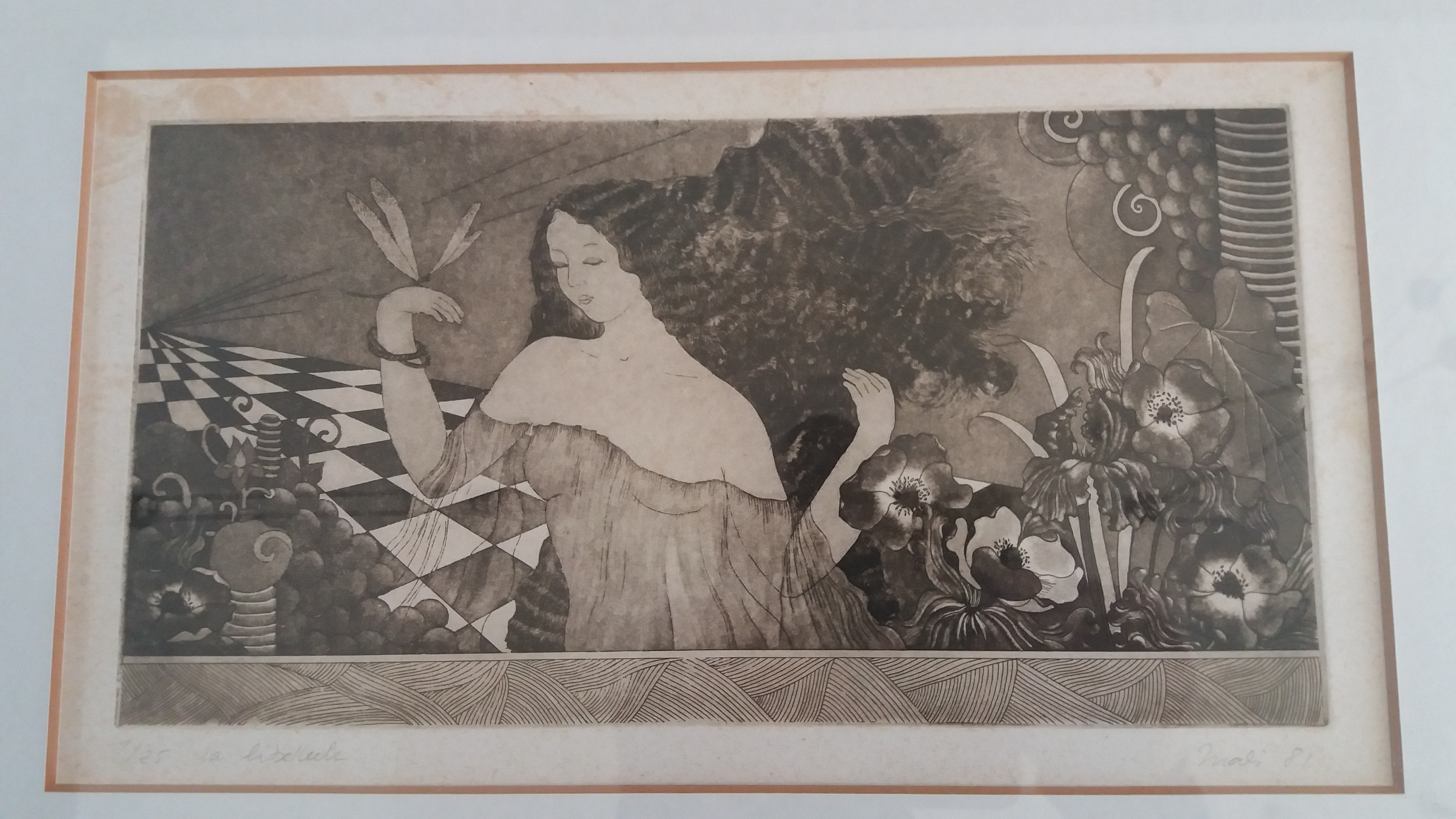 Niet of onleesbaar gesigneerd - La Libellule (Waterjuffer) verkocht voor € 1!