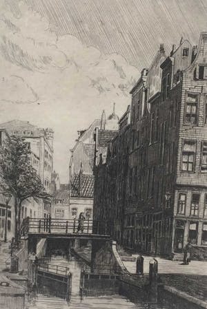 Frans de Groen - C4130-3 - Kattenbrug Delftse Vaart Rotterdam kopen? Bied vanaf 75!