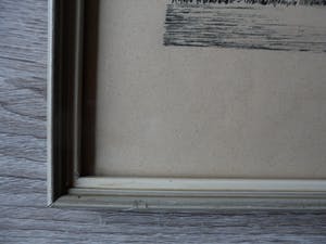 Jan pannekeet - Tekening van een weg met bomen en een woning. kopen? Bied vanaf 10!