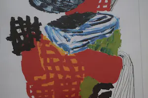 Karel Appel - Kleurenzeefdruk THOUGHTS BOOMERANG kopen? Bied vanaf 110!