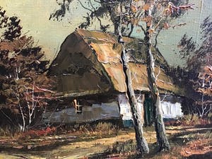 Rick Theunissen - Huisjes aan een zandpad. kopen? Bied vanaf 1!