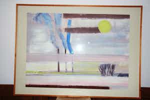 Niels Hamel - Landschap met zon verkocht voor € 39!