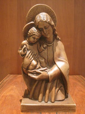 Heiligenbeeld - Moeder Maria met kind Jezus. kopen? Bied vanaf 22!