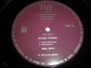 Karel Appel - Musique barbare: Litho (ingelijst)-boek-lp kopen? Bied vanaf 500!
