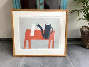 Klaas Gubbels - Witte kan op Oranje tafel - Nr 147 verkocht voor € 600!