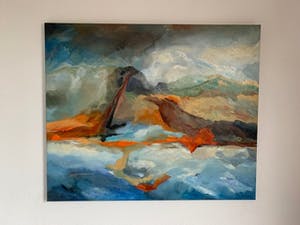 Joan Lichtenbelt - Maanlandschap kopen? Bied vanaf 250!