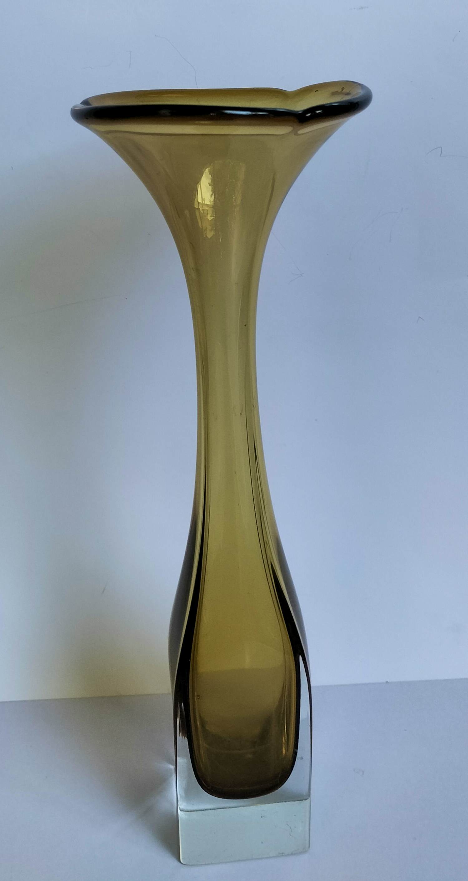 Bo Borgstrom - Aseda Glasbruk - Vaas verkocht voor € 30!