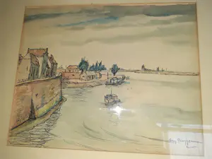 Niet of onleesbaar gesigneerd - Ary Baggerman Havenzicht kopen? Bied vanaf 1!