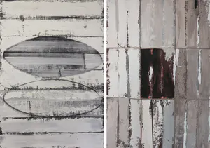 Harmen van der Tuin - Gemengde techniek op paneel, Tweeluik (Zeer groot) kopen? Bied vanaf 1!