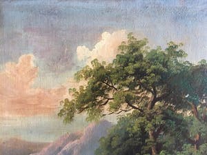 Niet of onleesbaar gesigneerd - Huisje aan het meer kopen? Bied vanaf 1!