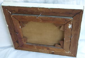 Niet of onleesbaar gesigneerd - Olieverf op doek , “Burcht aan Zee” – ingelijst kopen? Bied vanaf 10!