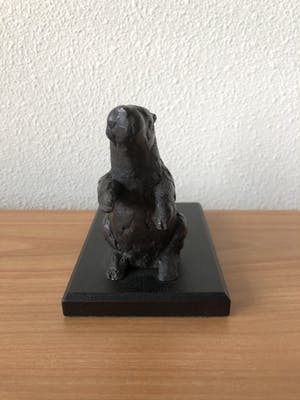 Brons (Onbekend) - Massief bronzen beeld van een BEVER kopen? Bied vanaf 35!