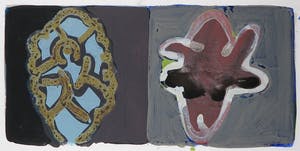 Piet Warffemius - Gemengde techniek op papier, Zonder titel - Ingelijst kopen? Bied vanaf 1!